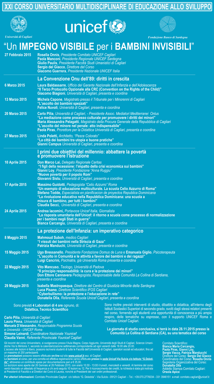 clicca per la locandina e il programma